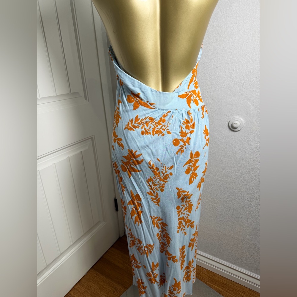 HELLO MOLLY LEAVE ME LOVING YOU MIDI DRESS BLUE 6 - Picture 6 of 11